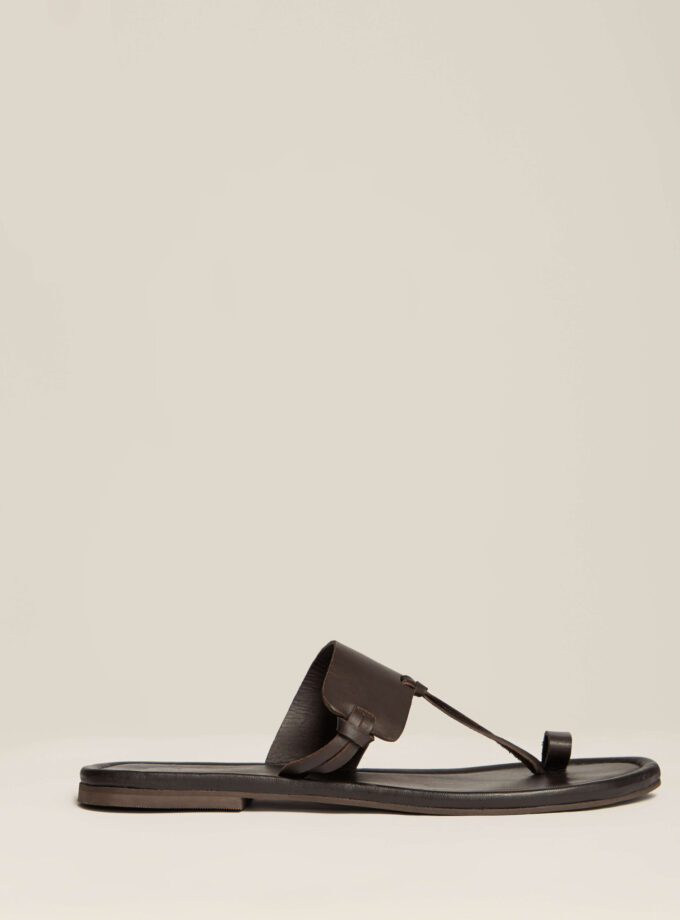 Lolita Leather Sandal - Chocolate