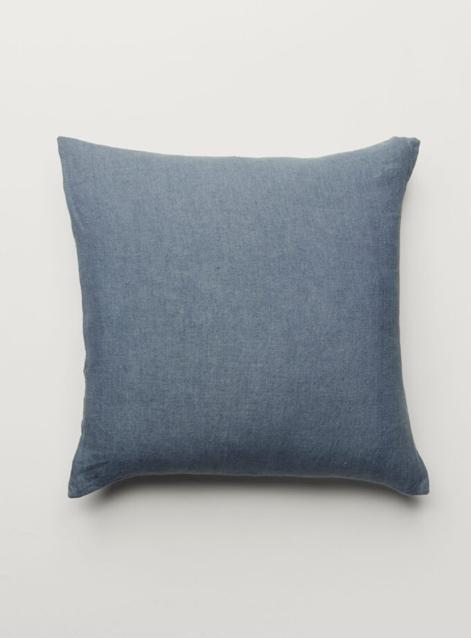 Piper Linen Cushion Cover - 50cm x 50cm - Denim