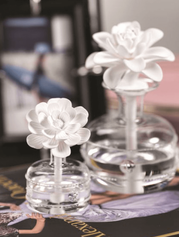 Mini Grand Casablanca Porcelain Diffuser - Moroccan Peony