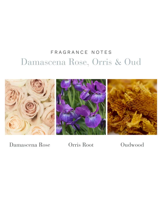 Antica Farmacista Damascena Rose, Orris & Oud Scented Candle