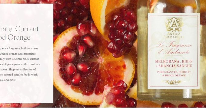 Antica Farmacista Pomegranate, Currant & Blood Orange 500ml Home Ambience Reed Diffuser